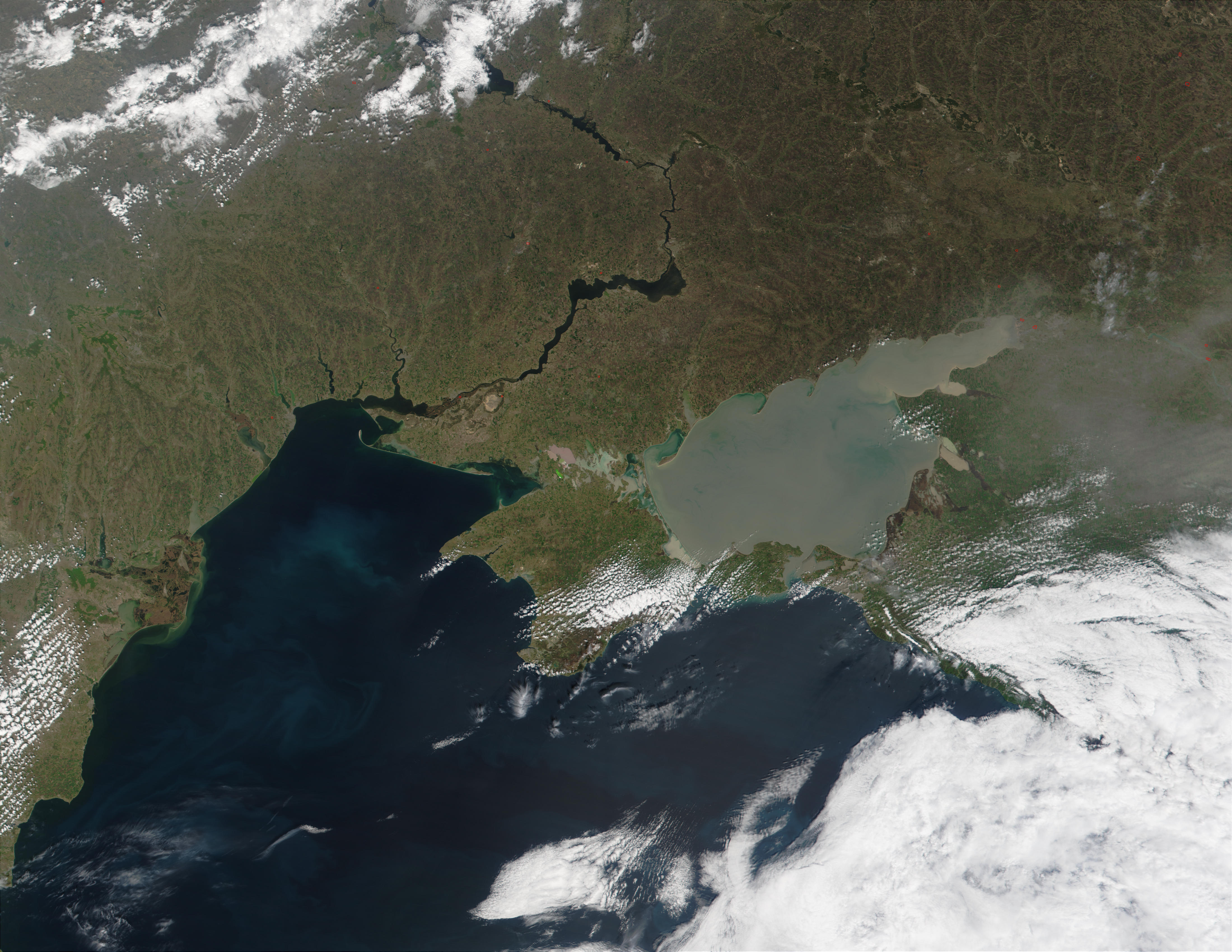 Mar de Azov, Crimea y mar Negro, Ucrania Tamaño completo