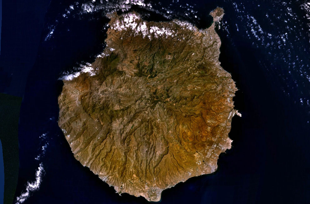 Vista Satelite De Tenerife