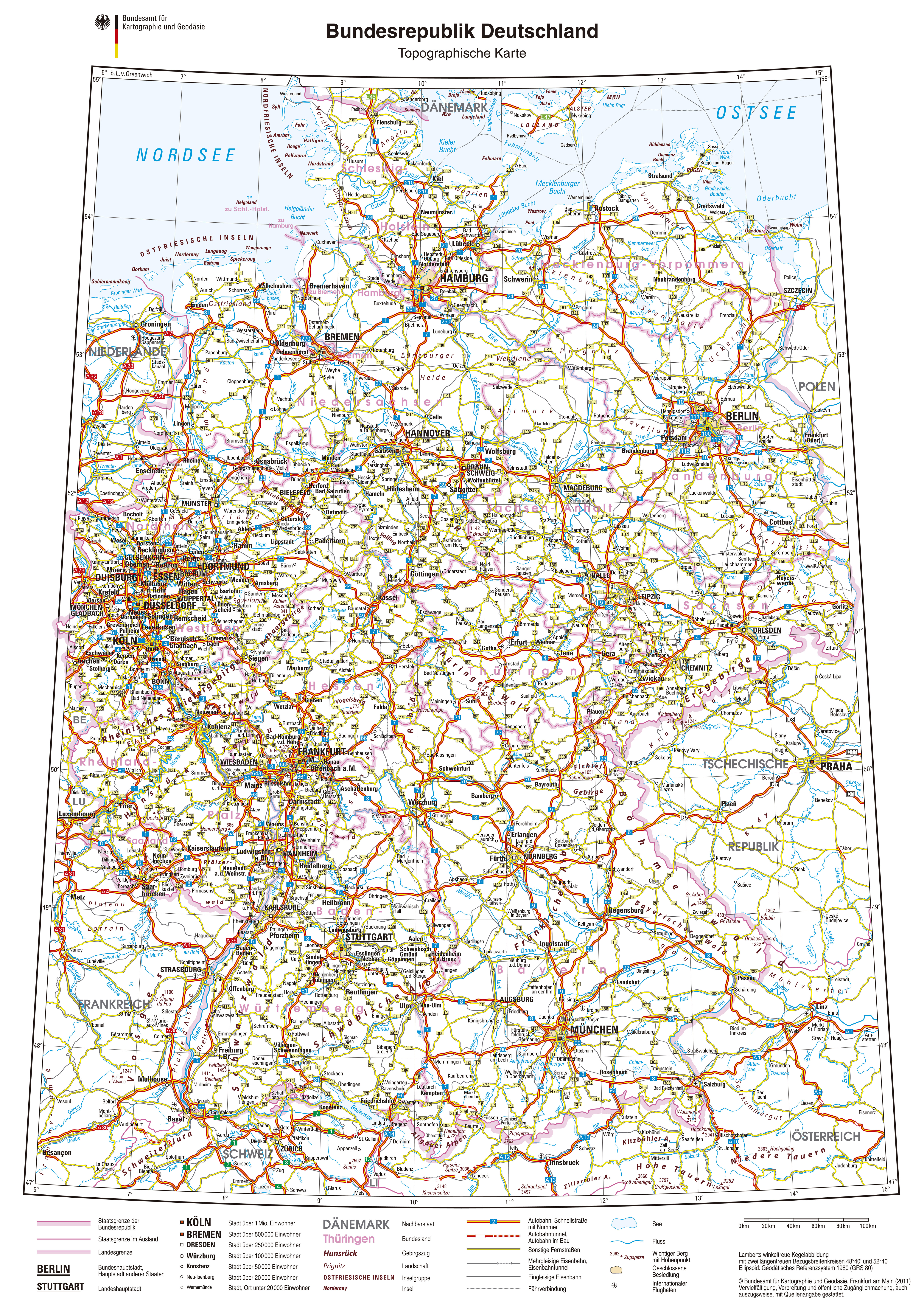 germany road map 2011