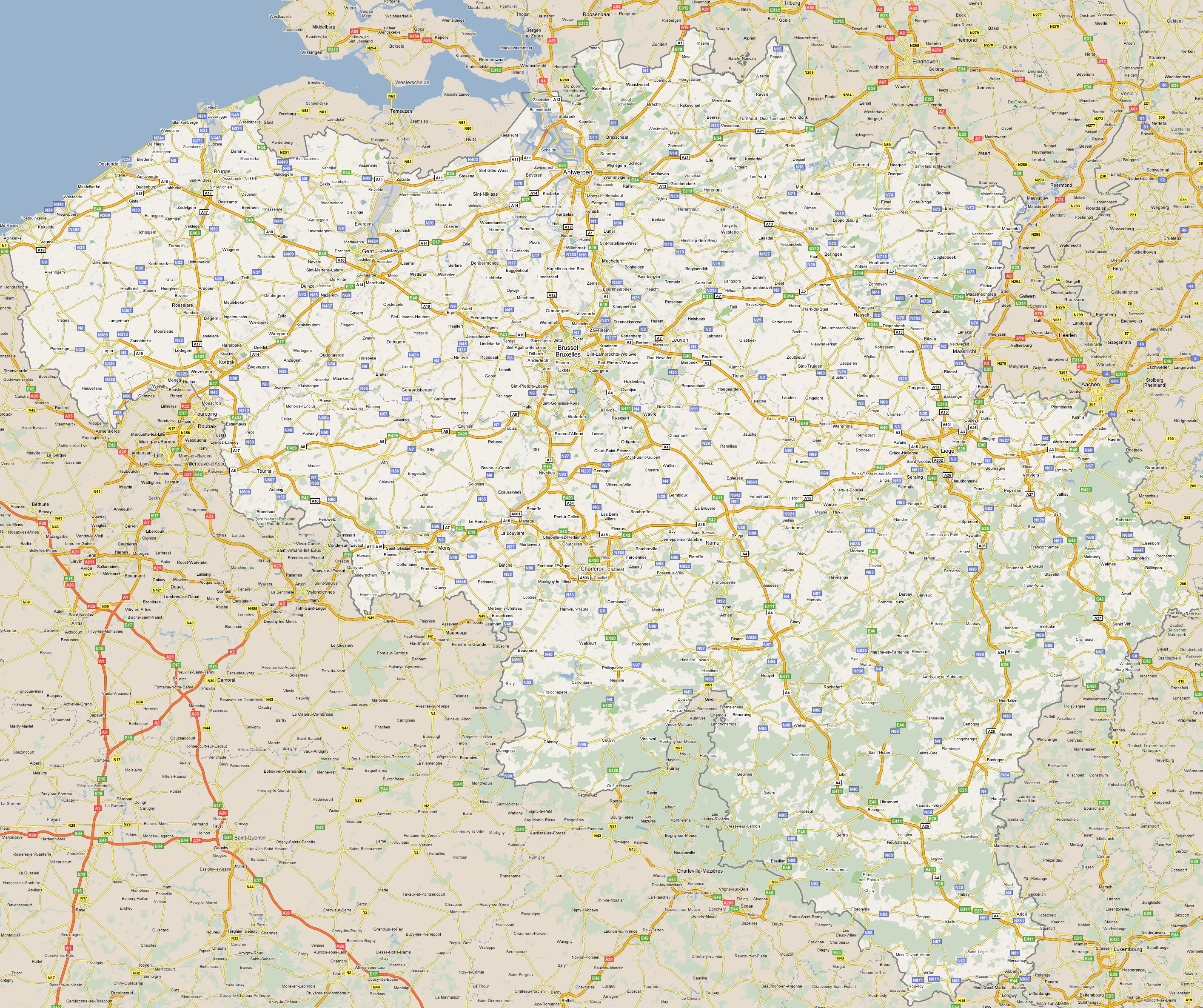 belgium maps road map of belgium size belgium maps road map of belgium size