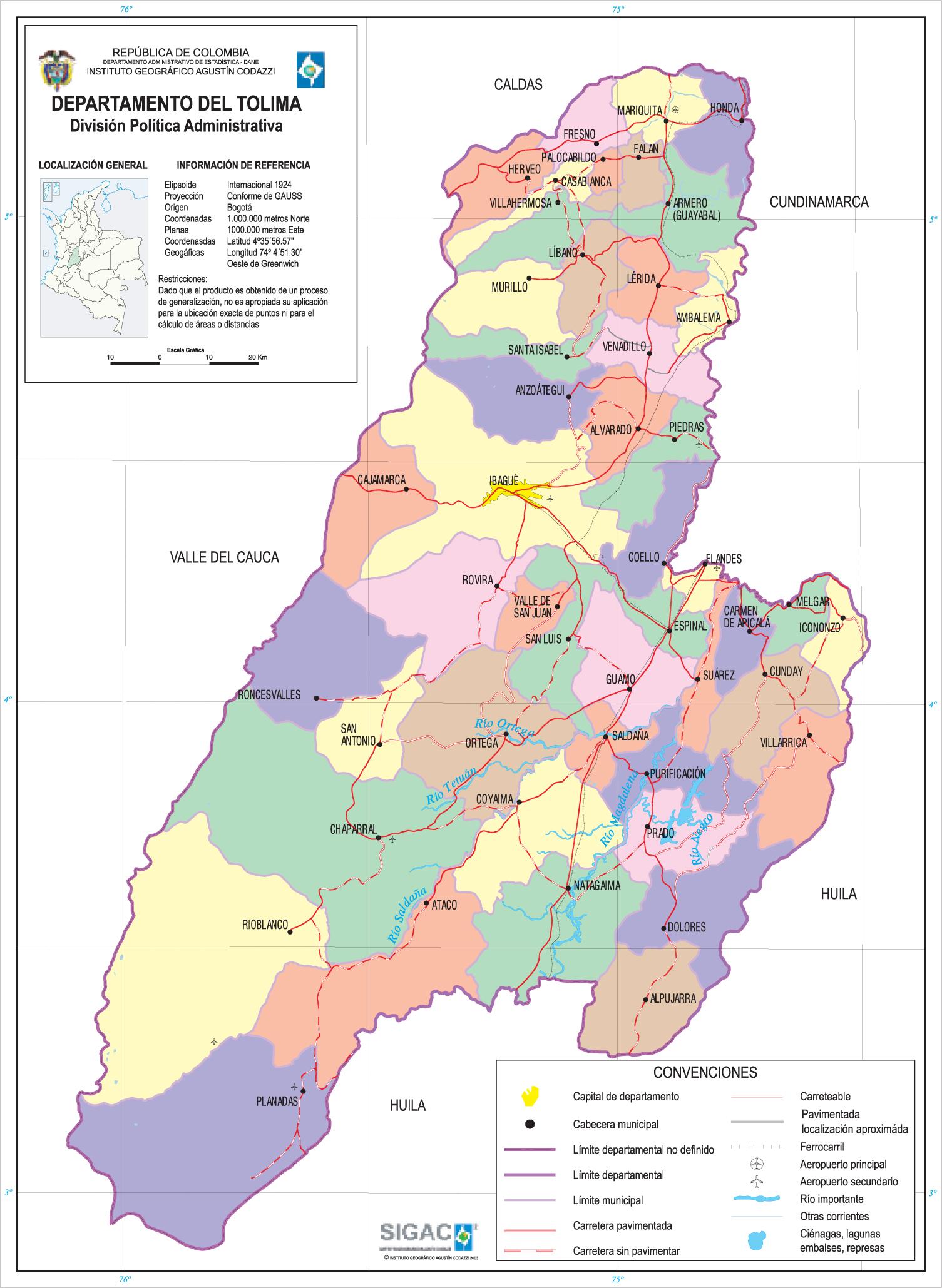 Tolima Department 2003 Full size Gifex