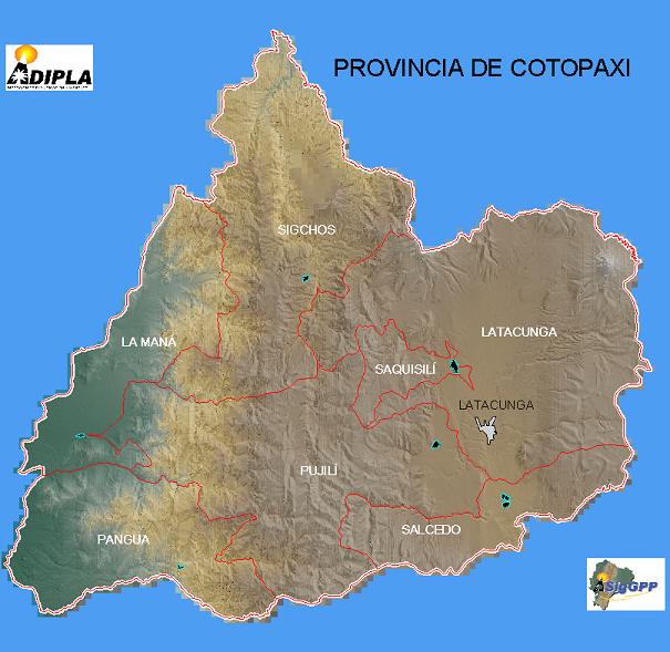 Cotopaxi Ecuador Map
