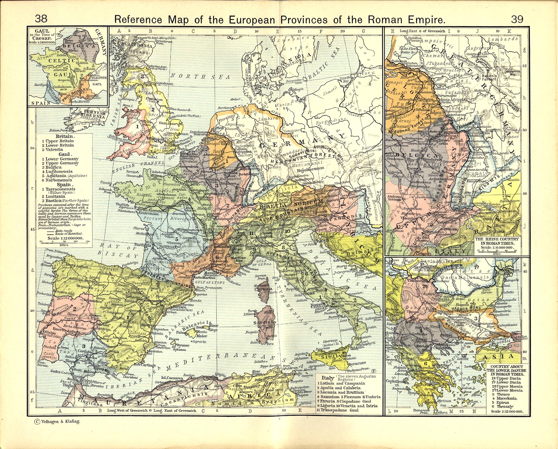 European Provinces Of The Roman Empire Full Size Gifex