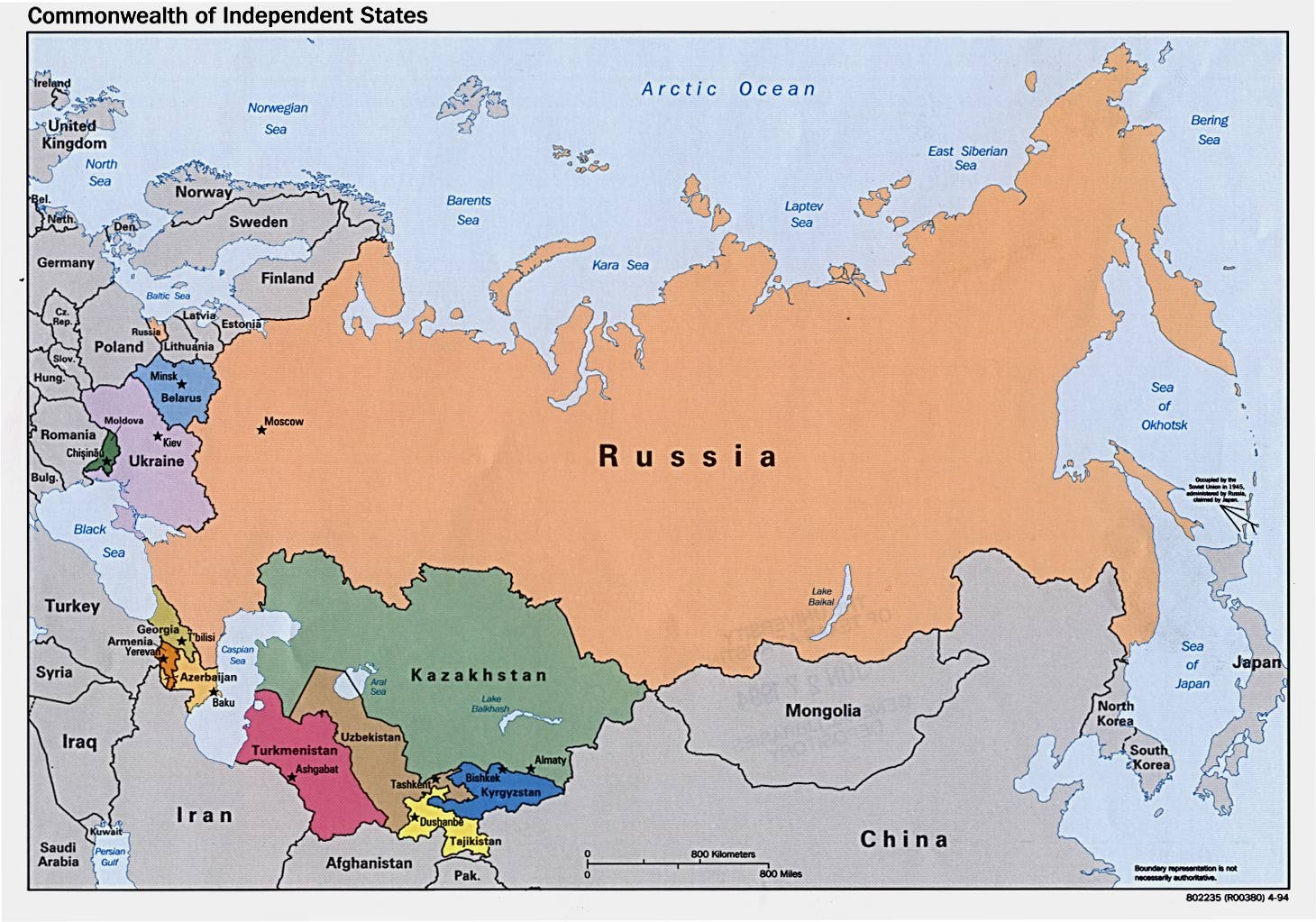 commonwealth of independent states 1994