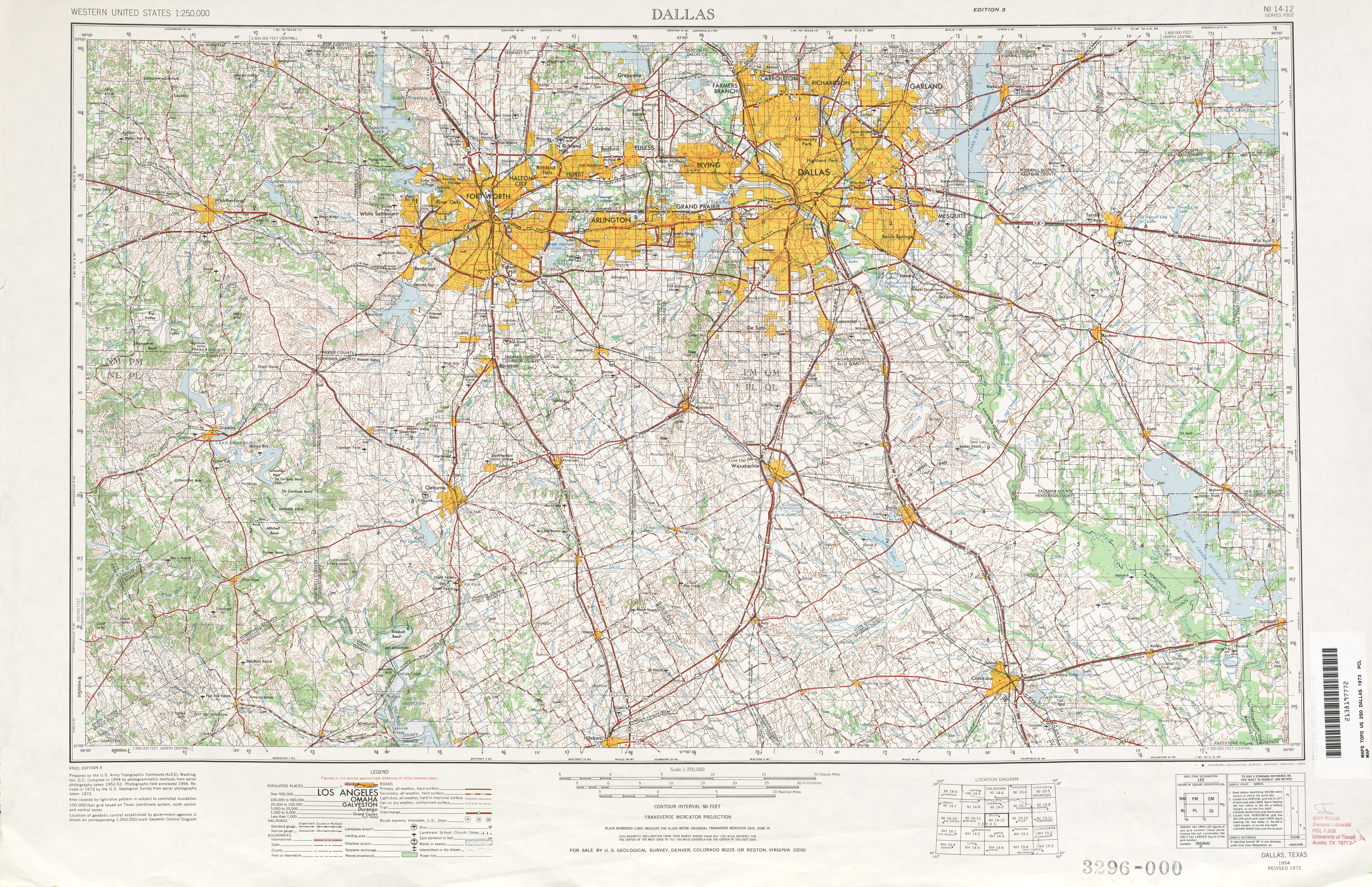 Area Around Dallas In The United States Full Size Gifex