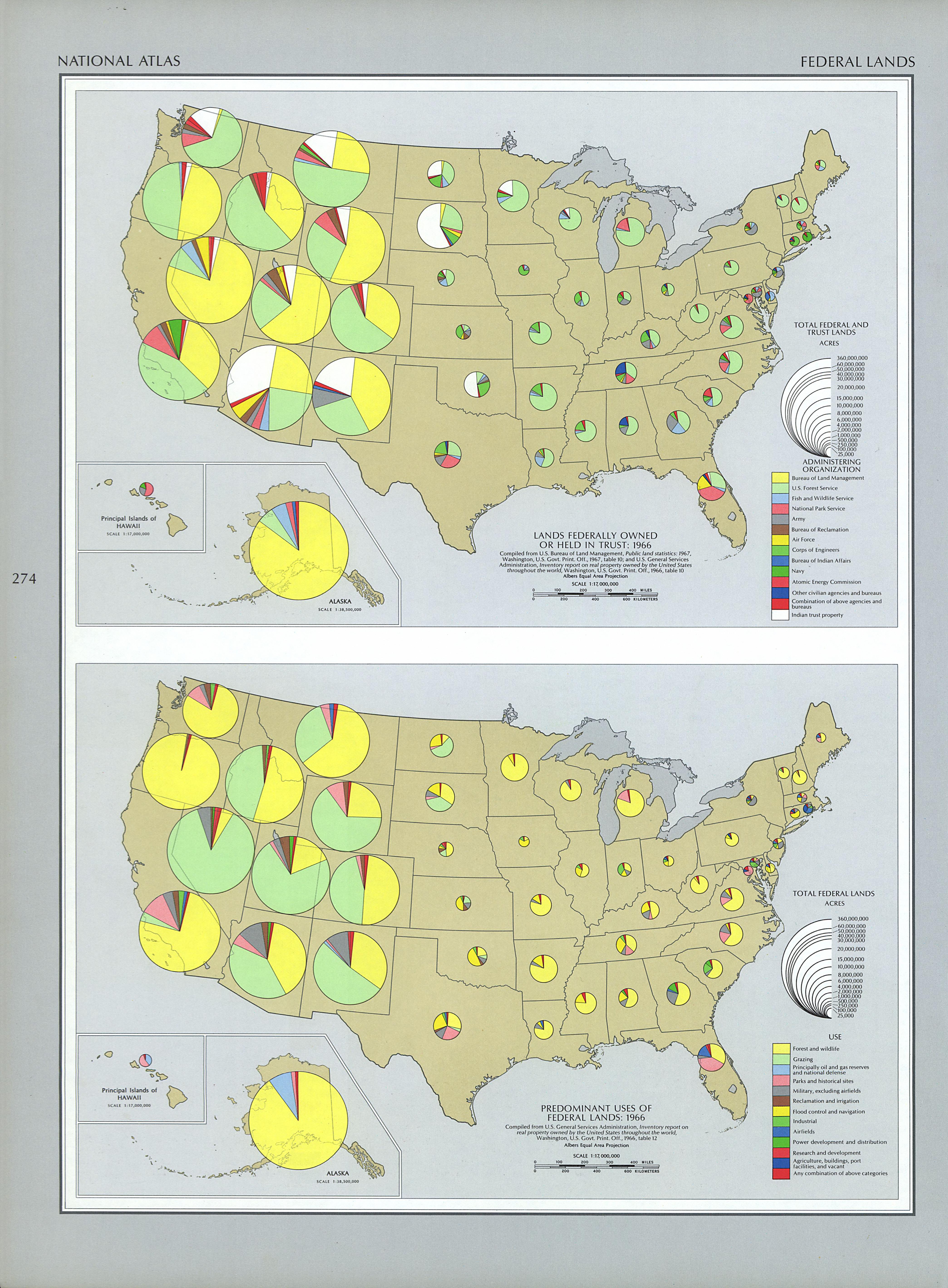 United States Federal Lands 1970 - United States Federal Lands 1970