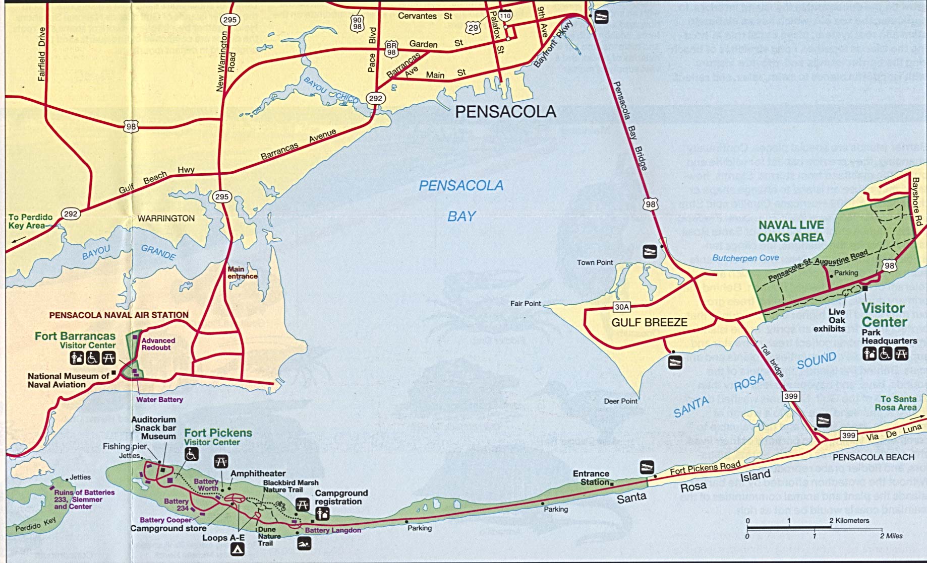 Pensacola Bay Fishing Chart
