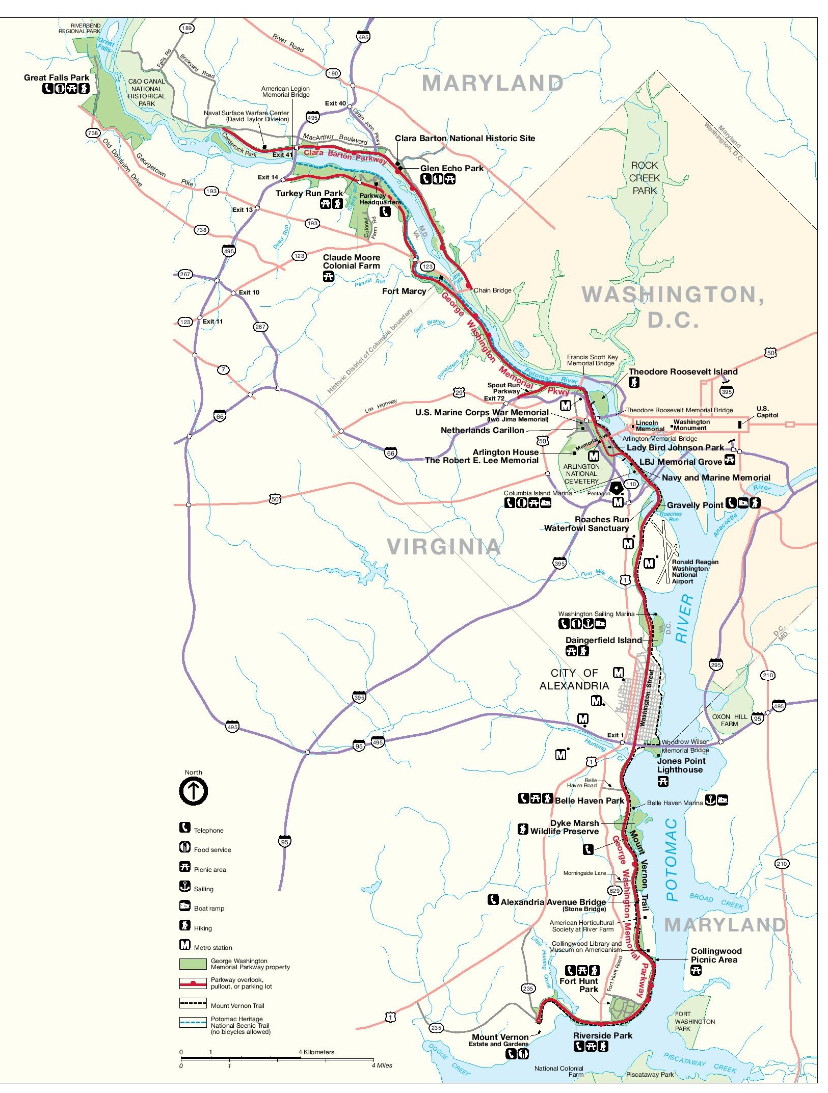 George Washington Parkway Accident Today - dnb3wy4