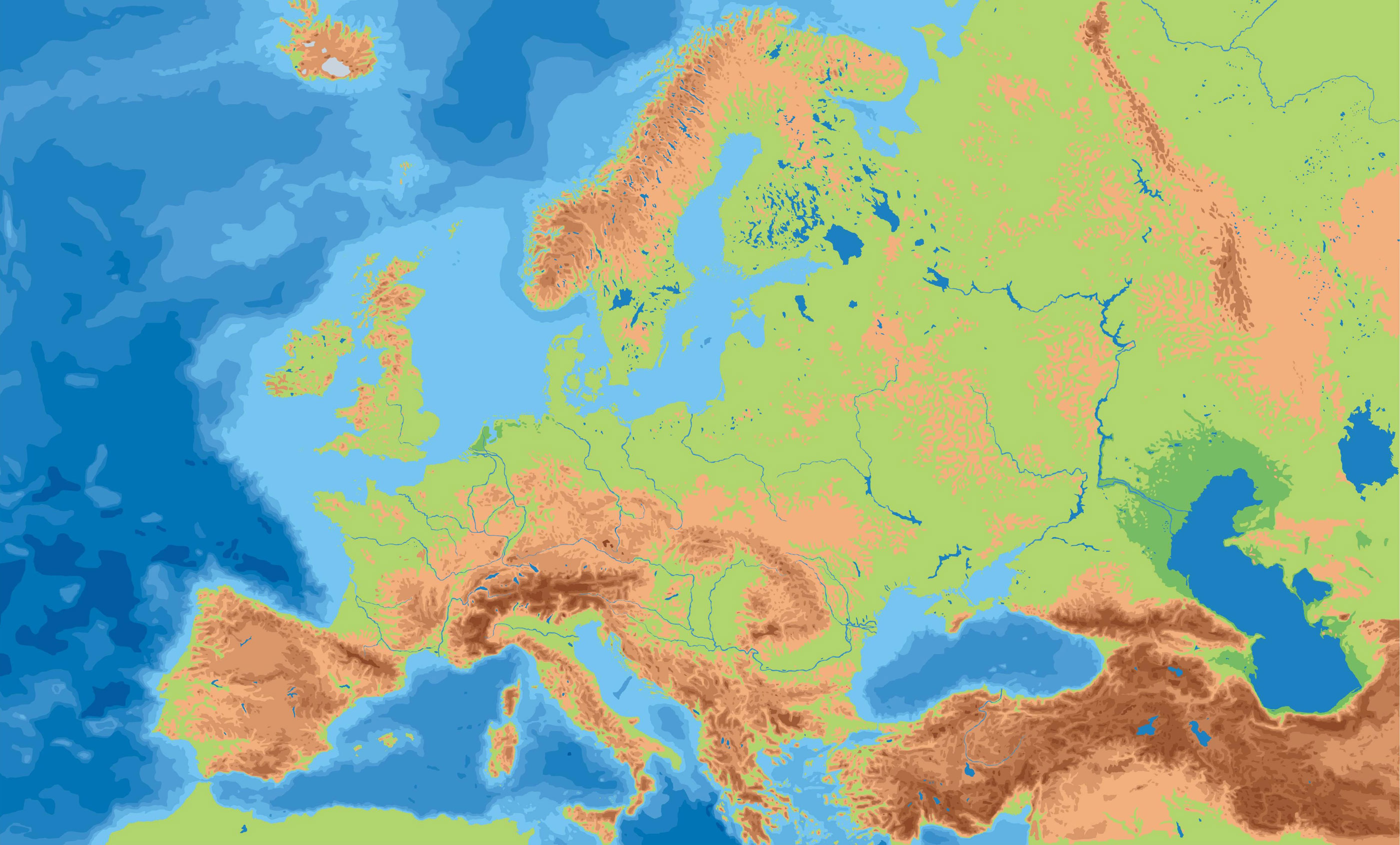 Mapa Fisico Y Politico De Europa Mapa Images