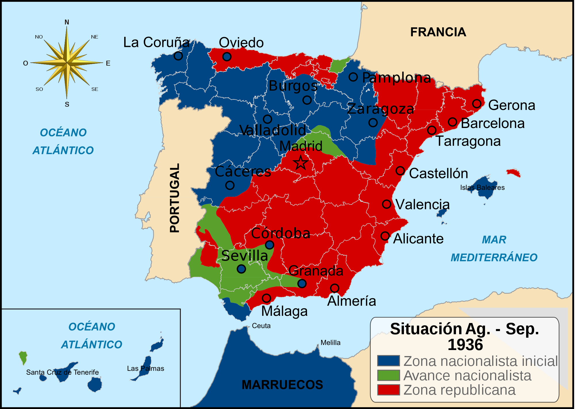 Guerra Civil Española Agosto-Septiembre 1936 - Tamaño completo | Gifex