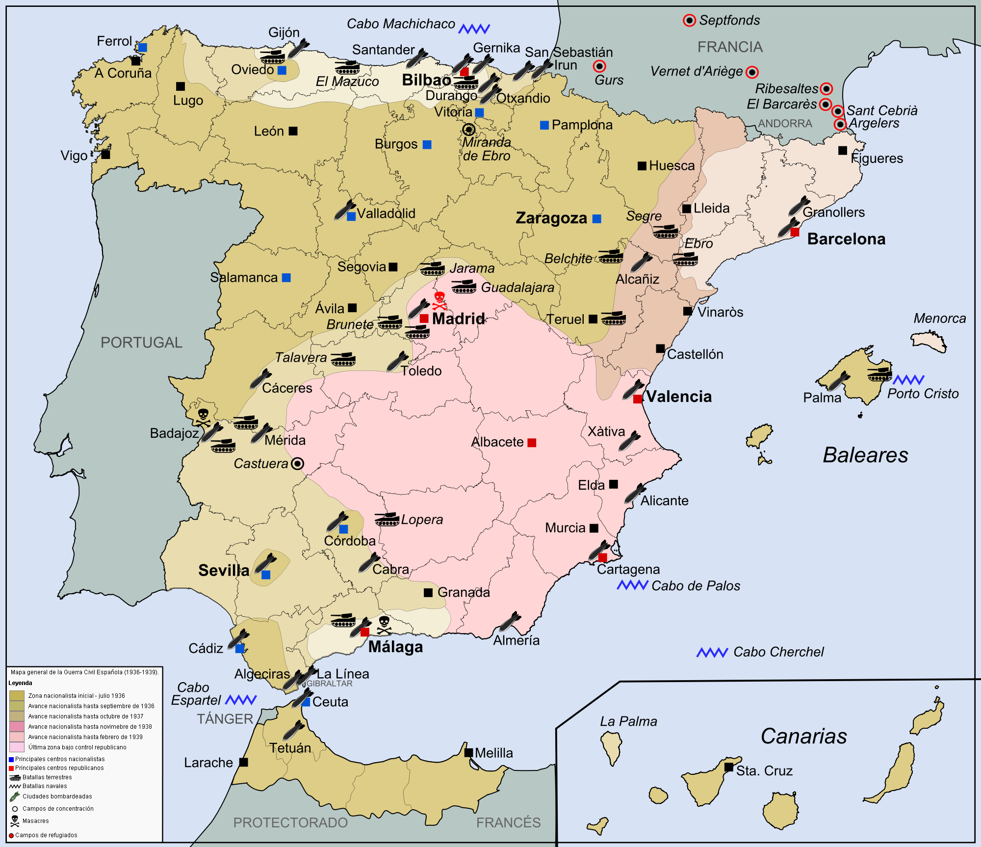 Spanish Civil War 19361939 Full size