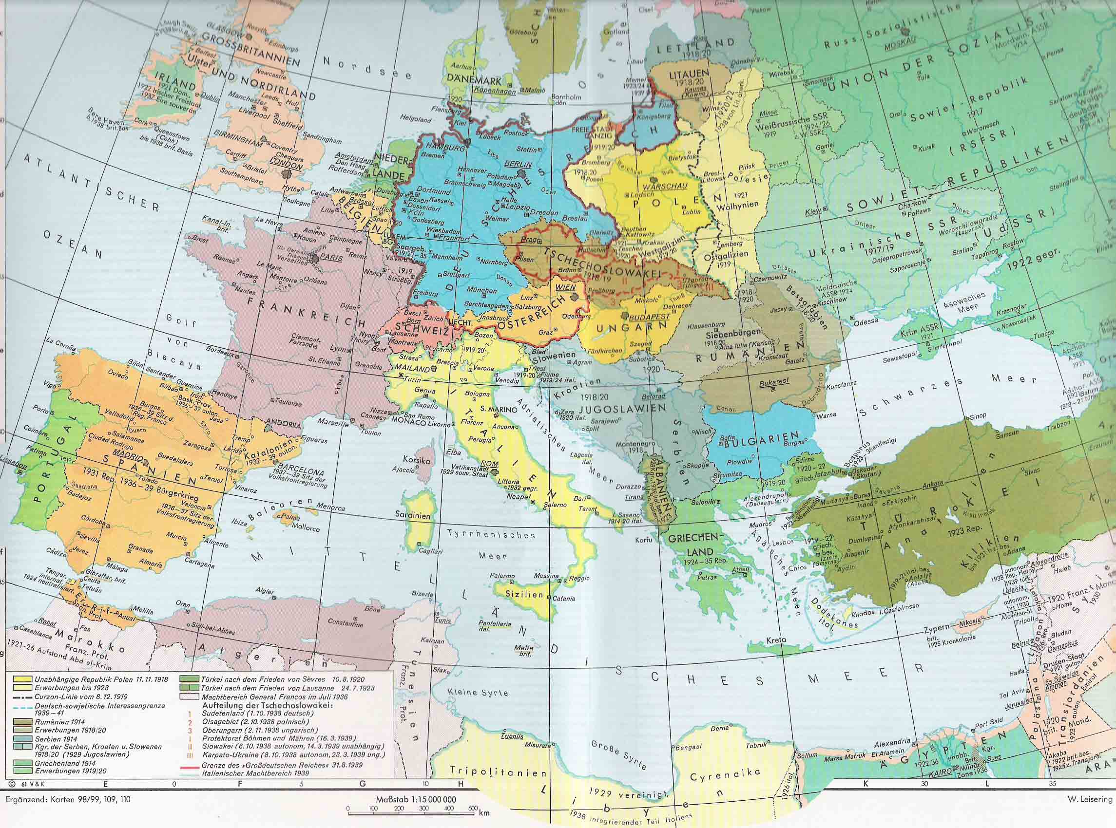 Europe Interwar Period 1918 1939 Gifex