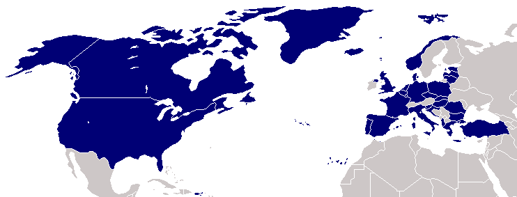 Países de la OTAN - Tamaño completo | Gifex