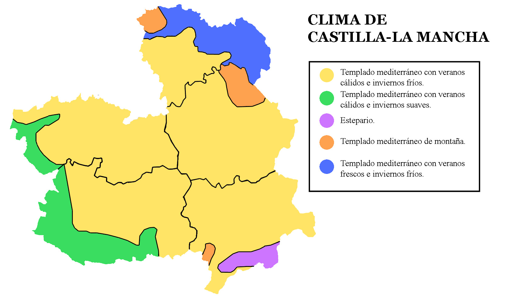 Climates of CastileLa Mancha 2007 Full size Gifex