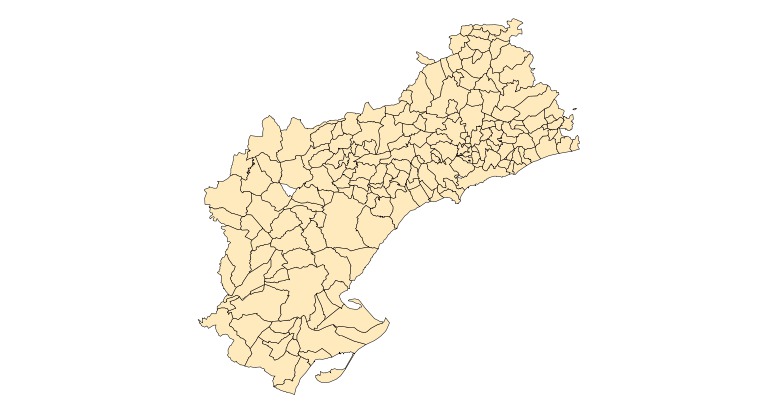 Municipalities of the Province of Tarragona 2003 - Full size | Gifex