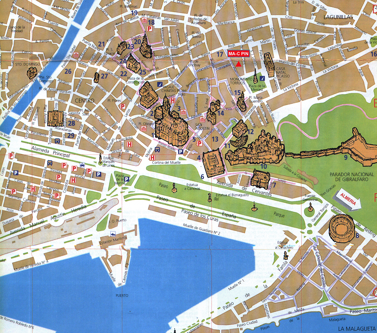 Mapa Malaga Mail napmexico mx Mapa Malaga Mail napmexico mx