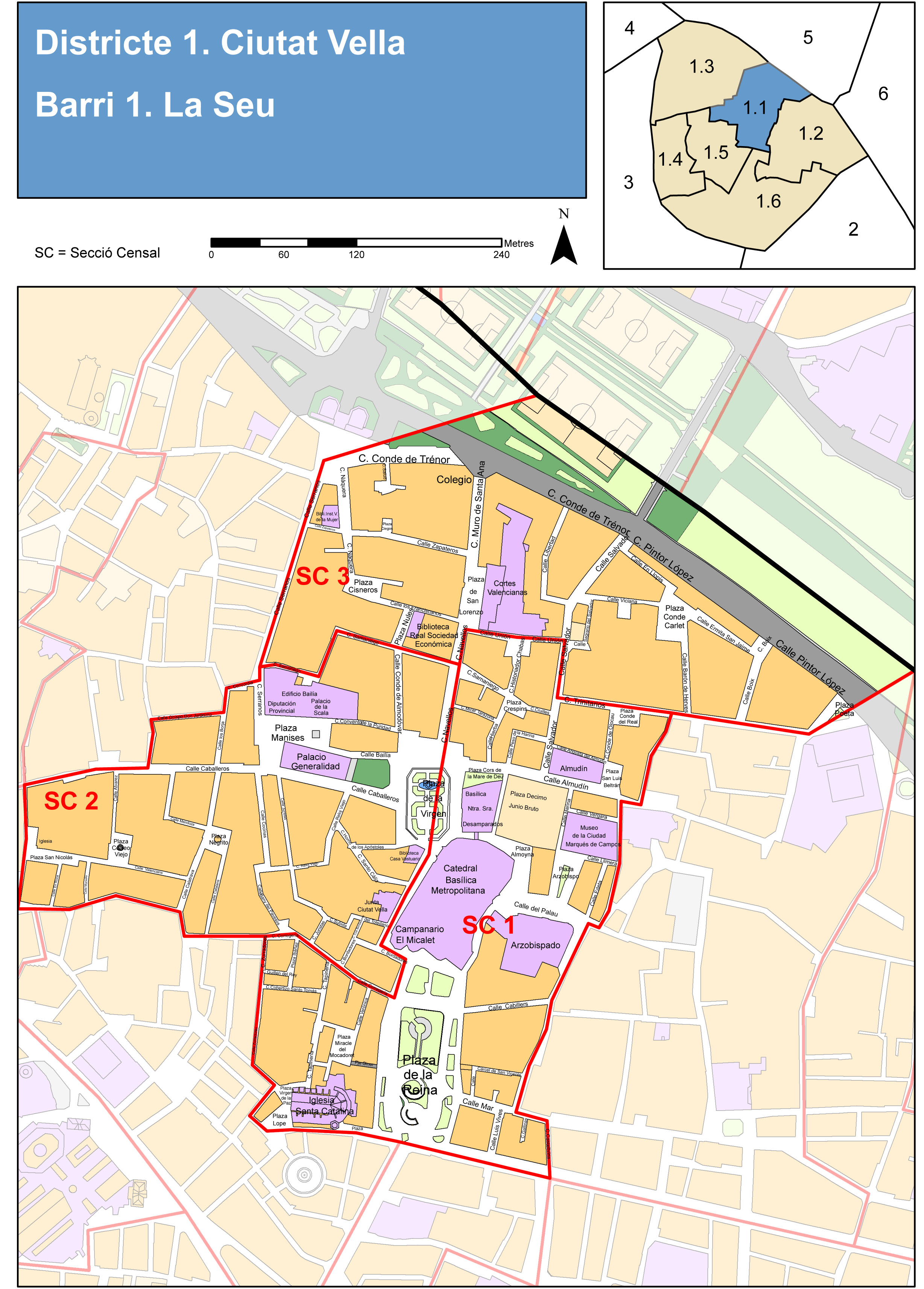 Barrio de La Seu, Valencia Tamaño completo Gifex
