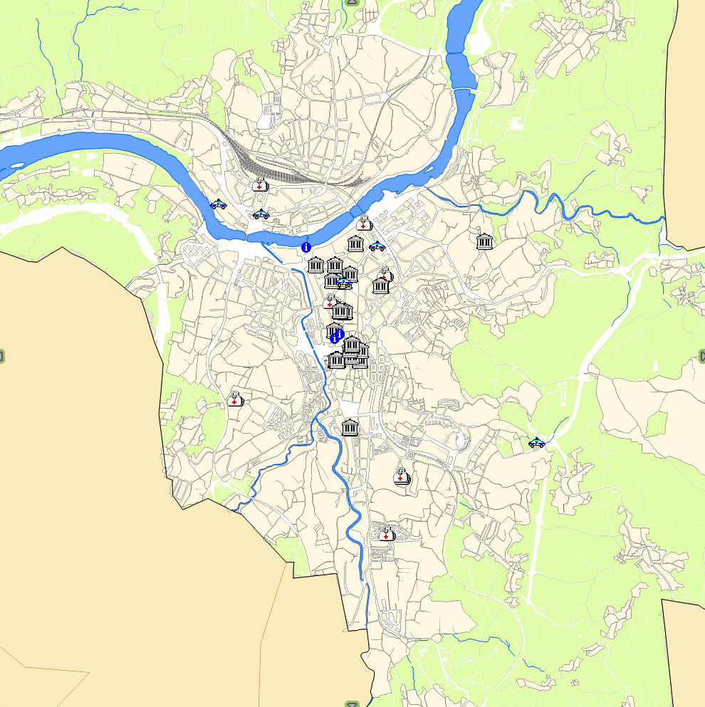 mapa de concellos de ourense Ourense Map Gifex mapa de concellos de ourense