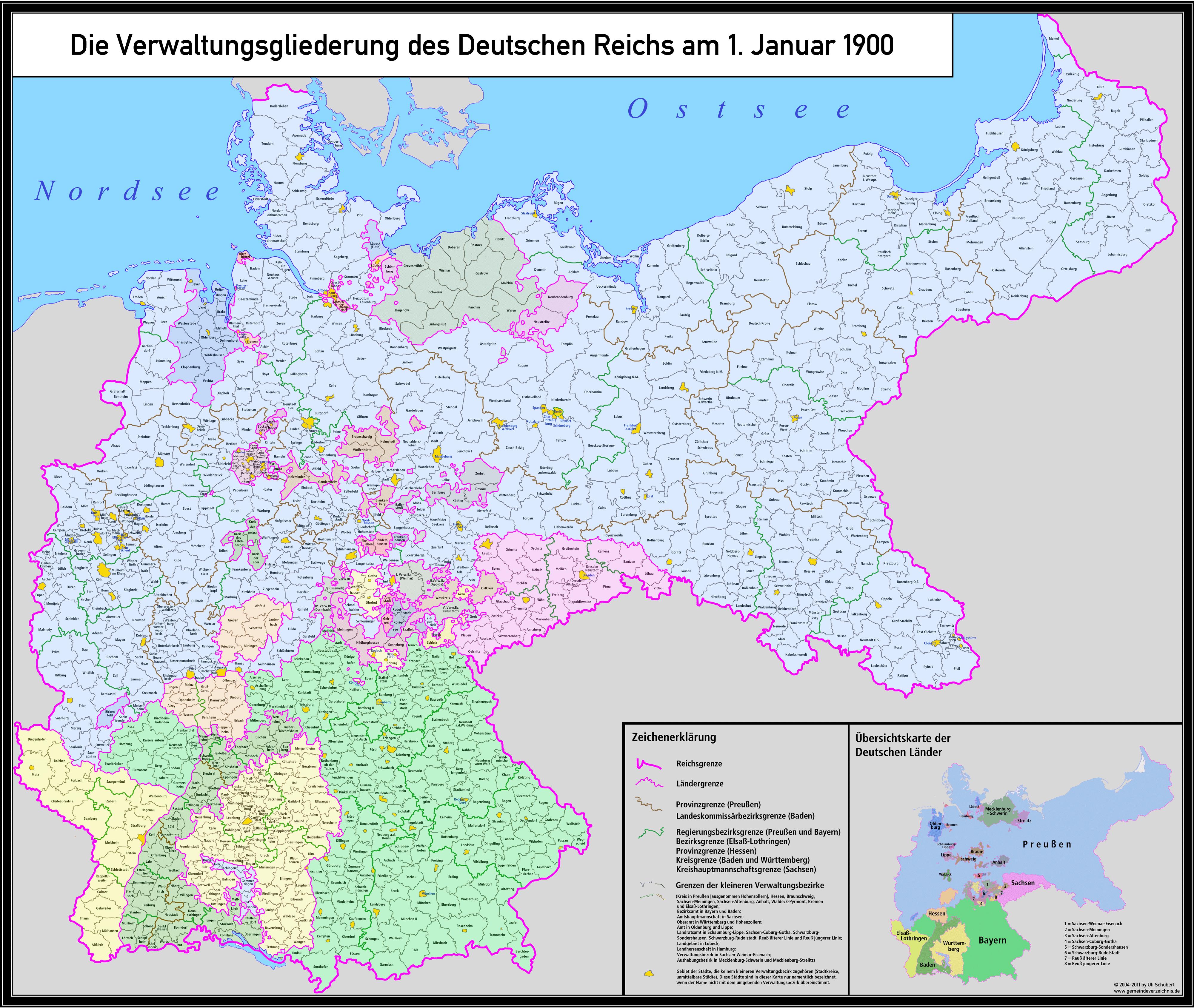 German Empire in 1900