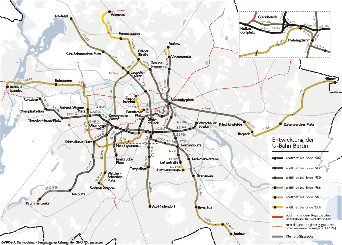 Metro de Berlín 2004 - Tamaño completo | Gifex