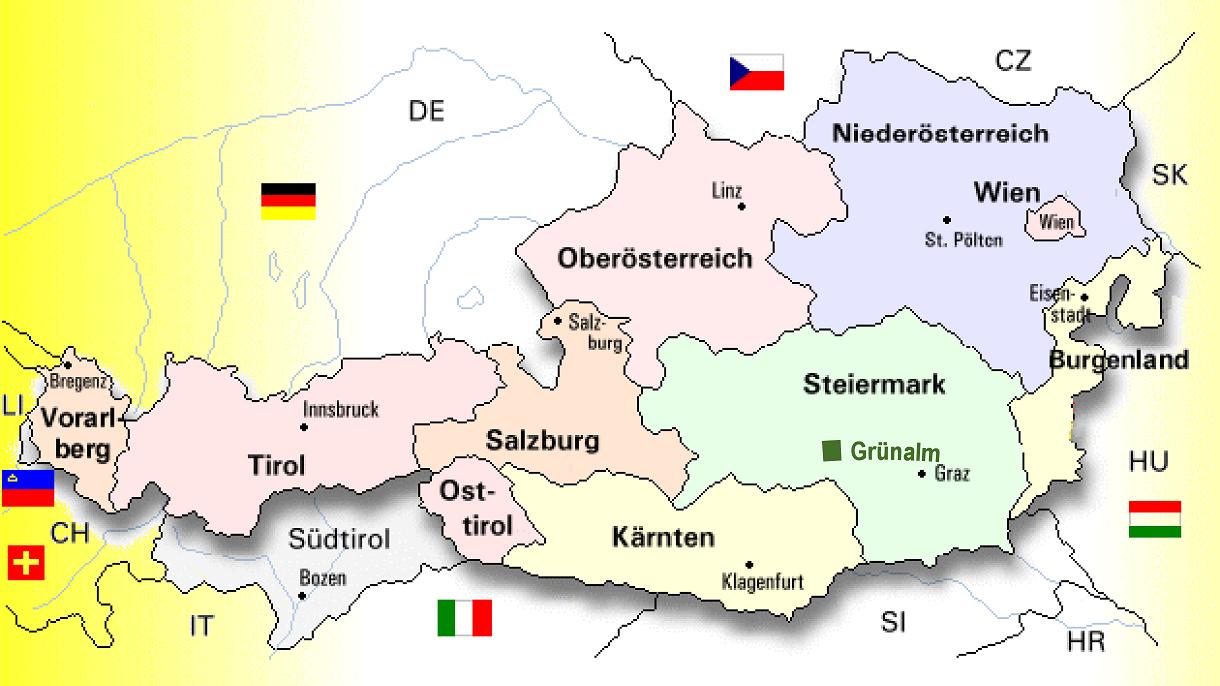 States of Austria Full size