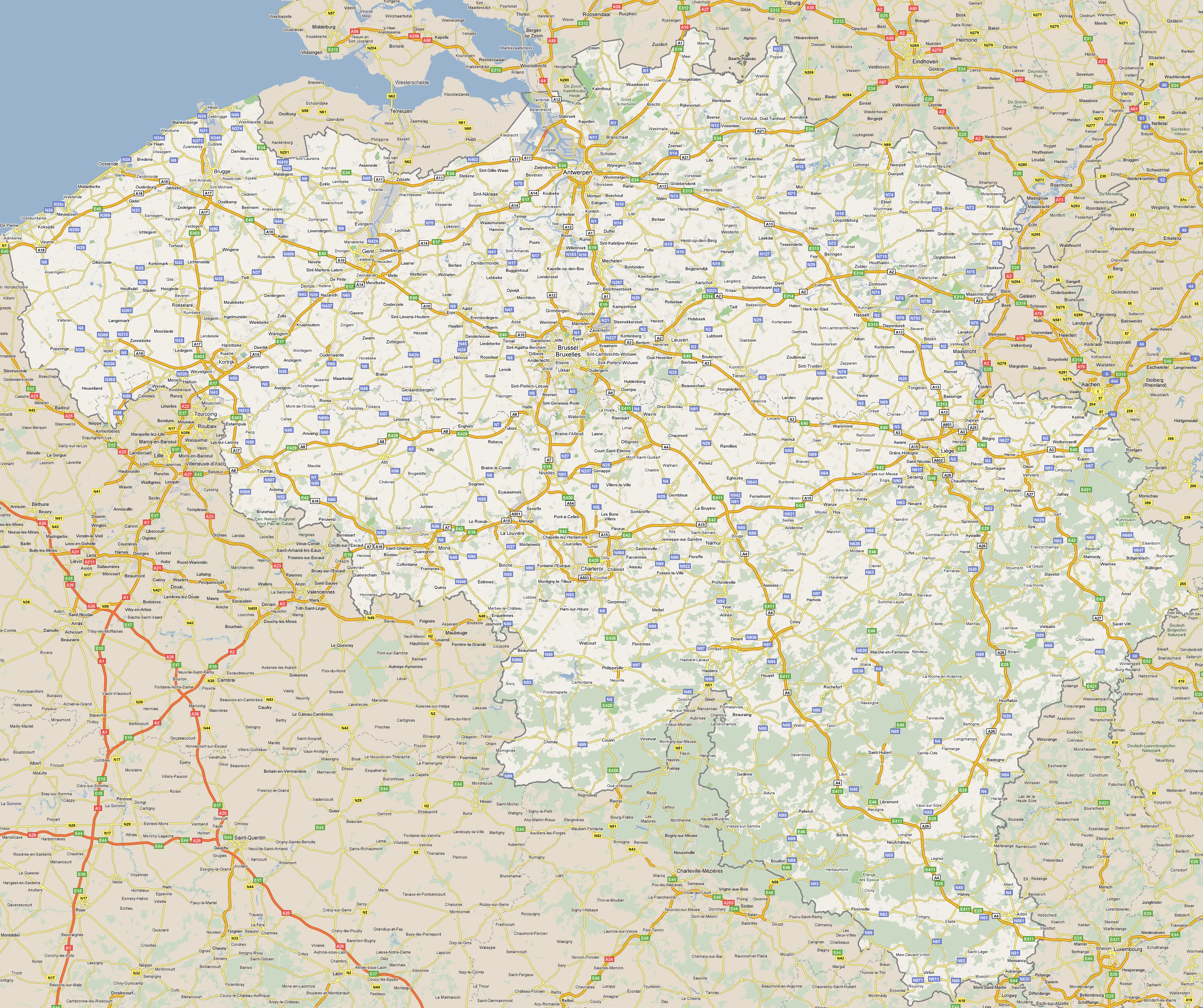 Image result for map of belgium