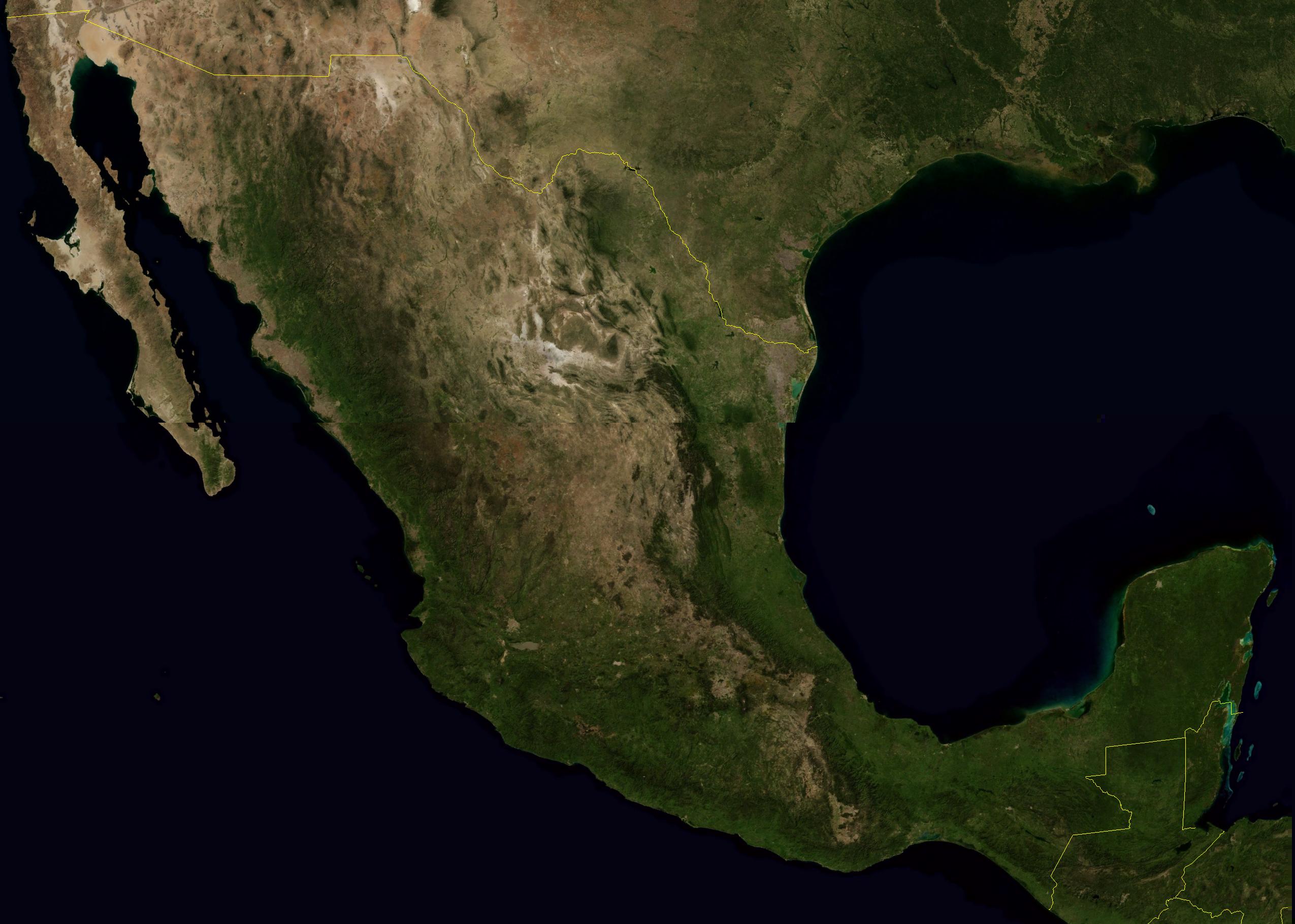 satellite image of mexico 2004 satellite image
