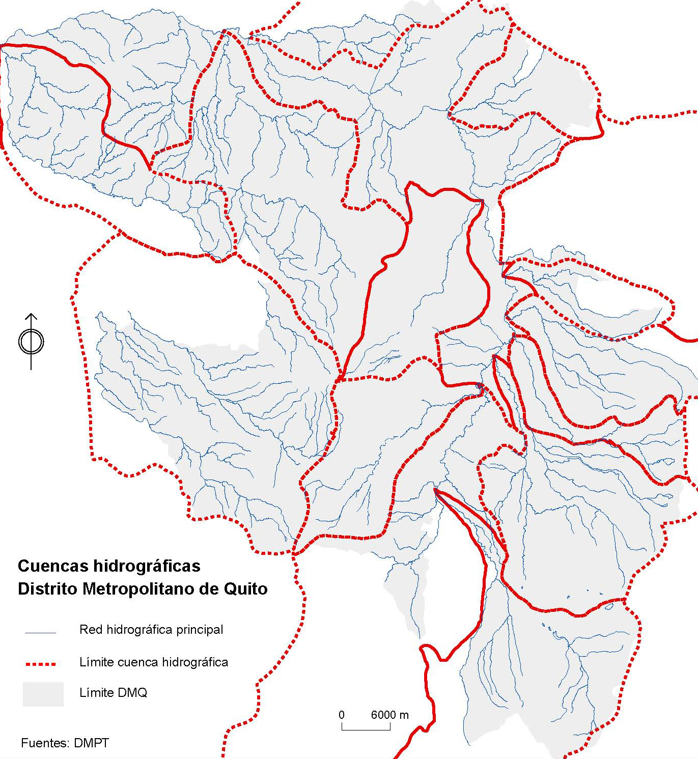 Cuencas Hidrograficas Del Distrito Metropolitano De Quito Tamano
