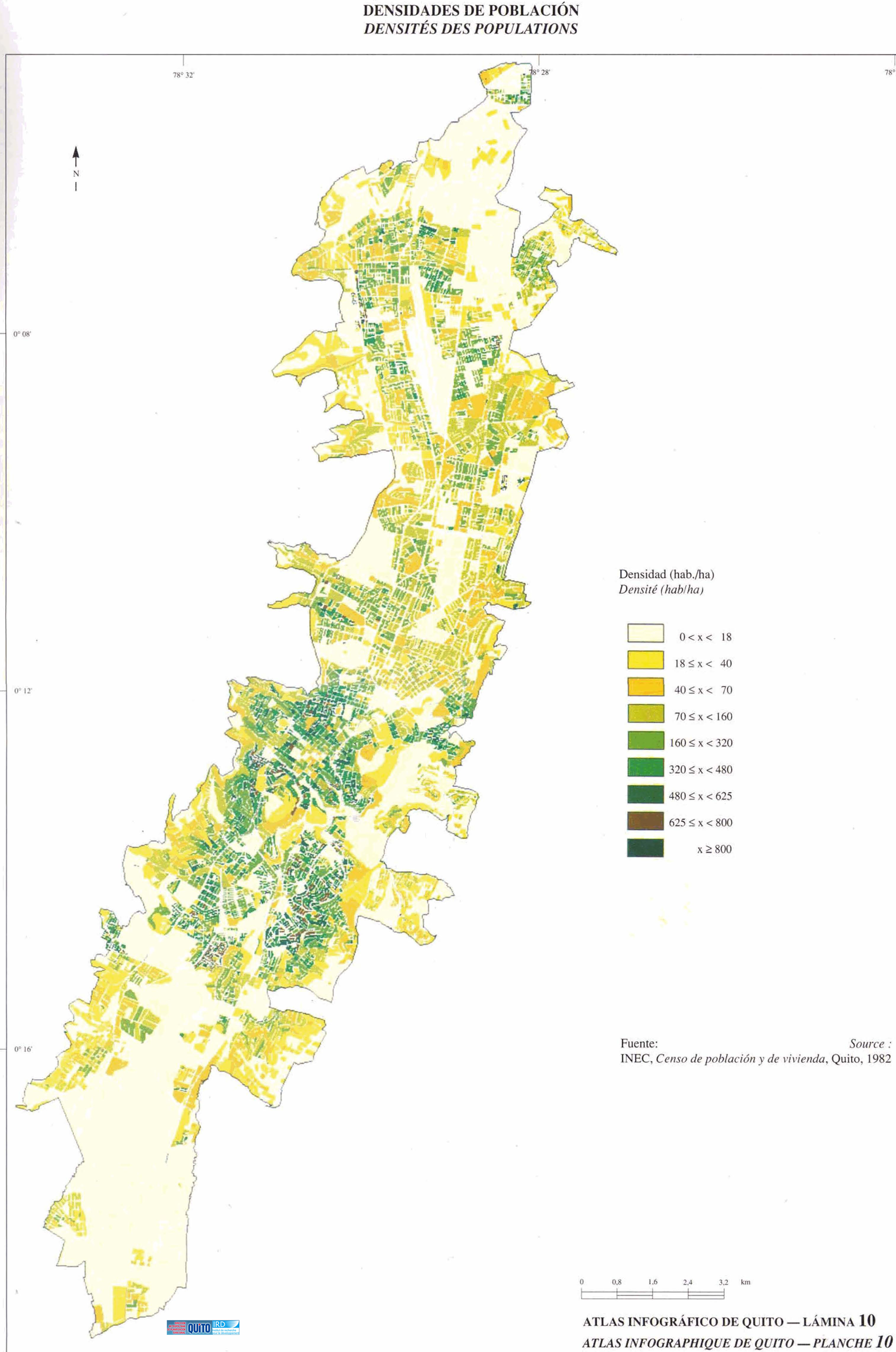 Population densities of Quito 1982 Full size Gifex