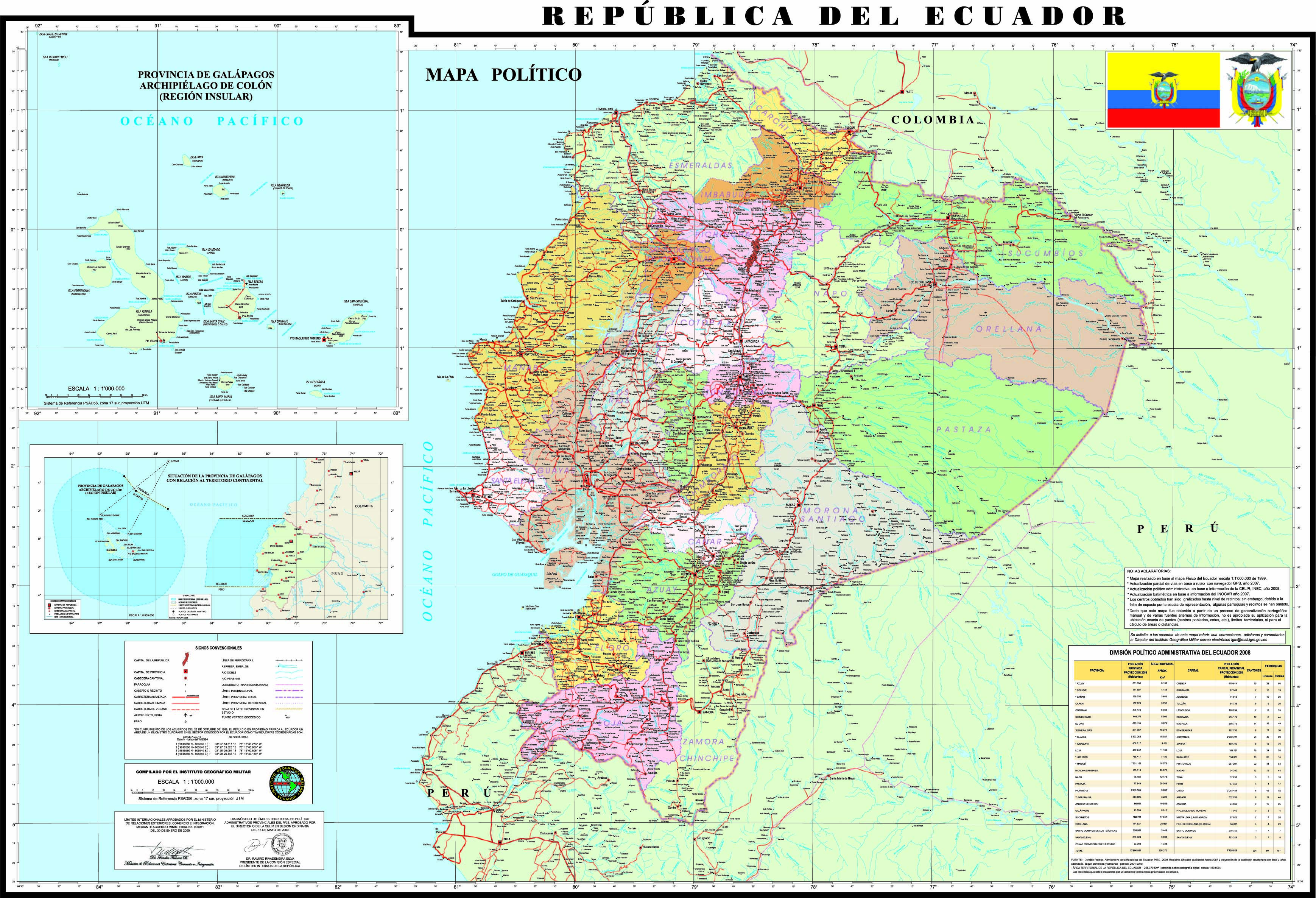 Mapa Pol Tico Del Ecuador Tama O Completo Gifex Mapa Politico Del Ecuador 