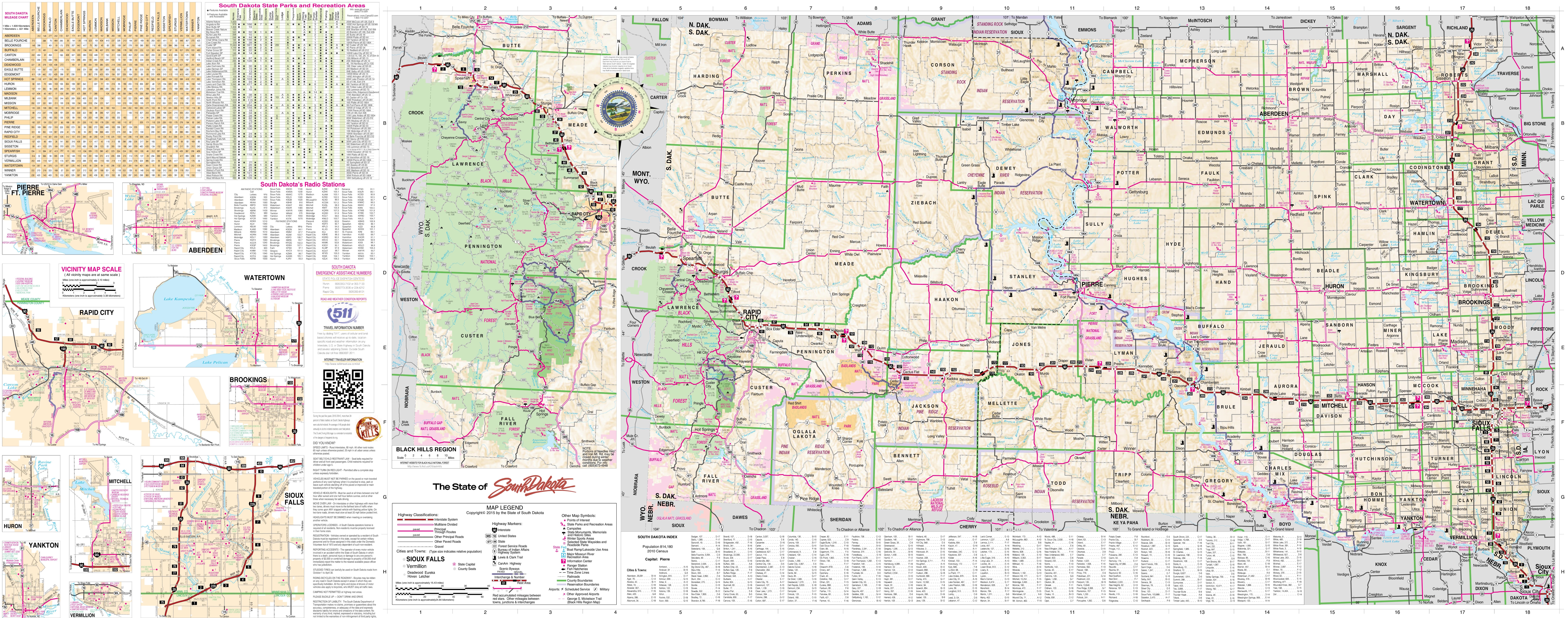 South Dakota Map Gifex