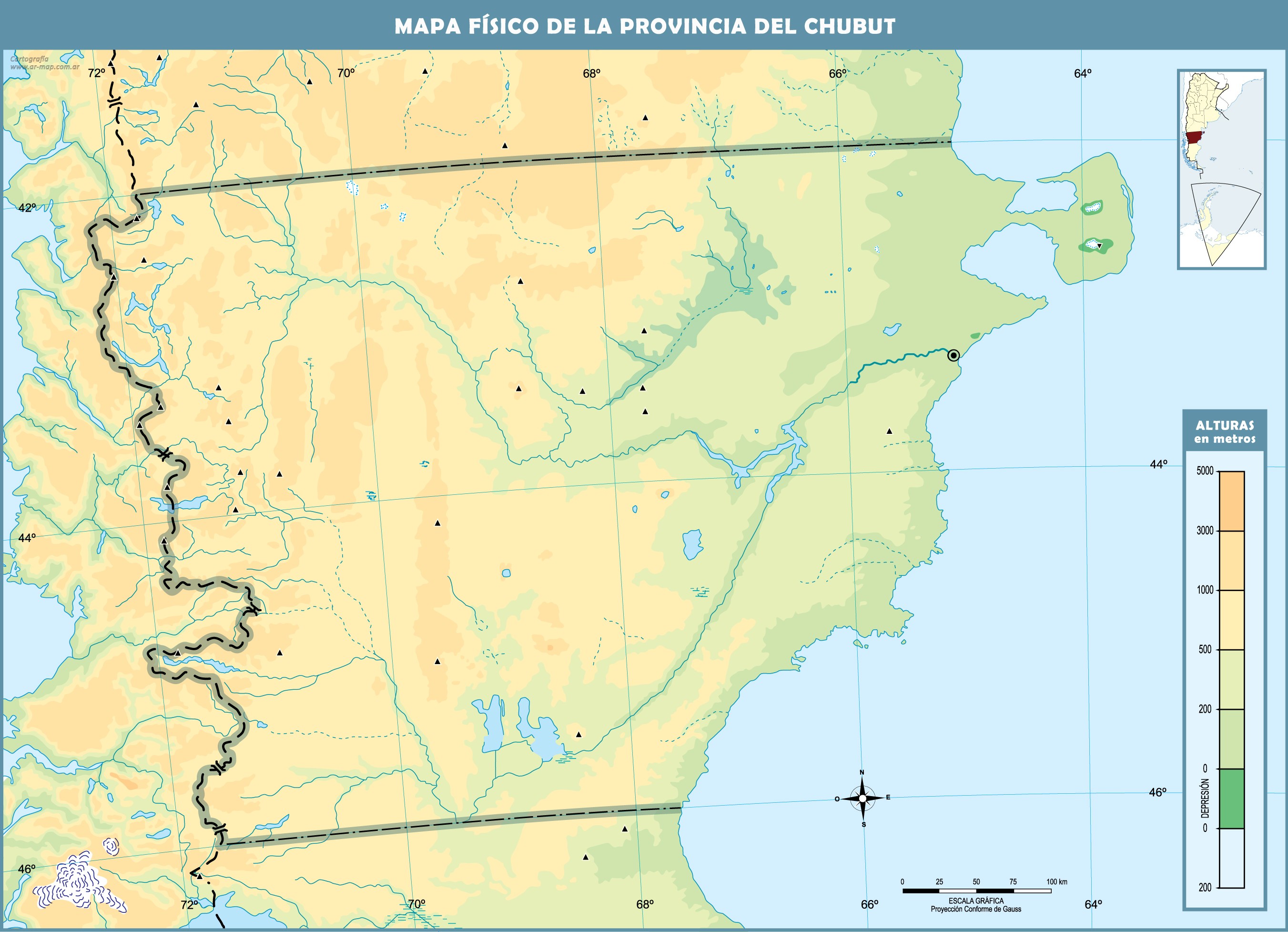 Mapa Para Imprimir Del Chubut Argentina Mapa Mudo De Capitales Del