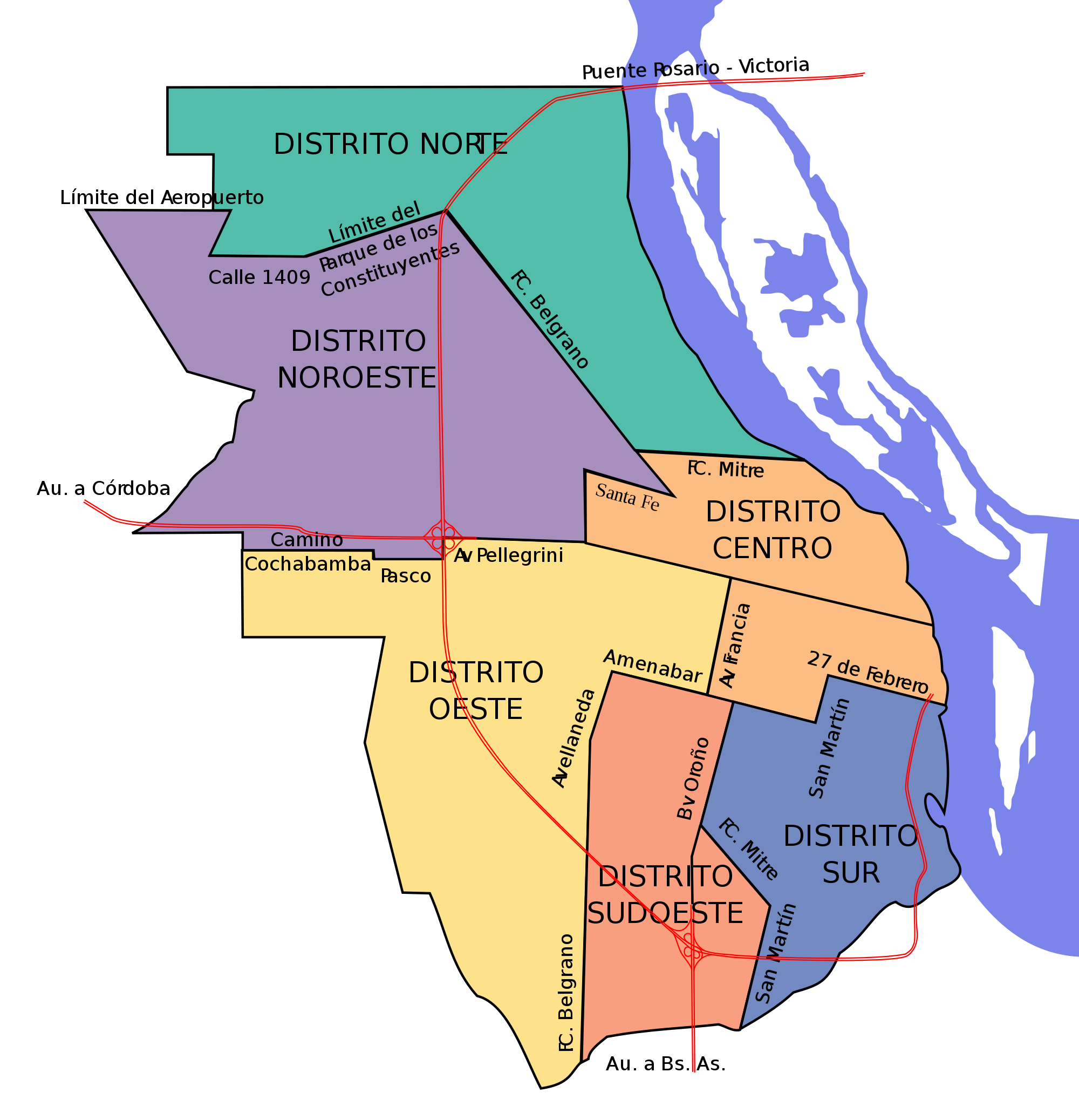 Districts of the city of Rosario, Argentina Gifex Districts of the city of Rosario, Argentina Gifex