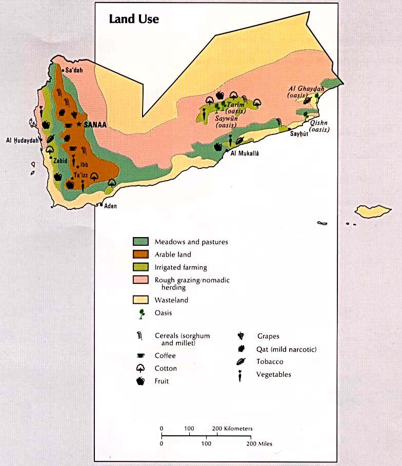 Yemen Land Use 1993 Full size Gifex