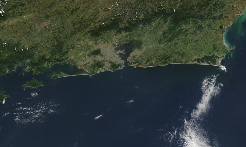 Satellite Image, Photo of Rio de Janeiro City Area, Rio de Janeiro ...