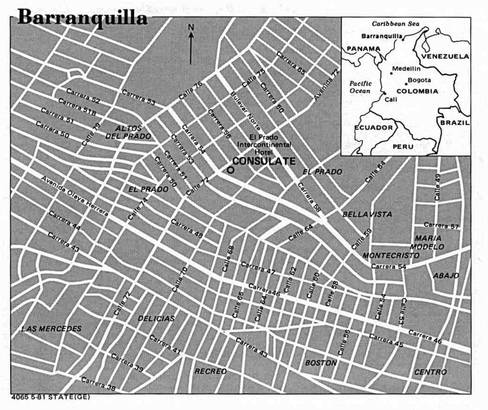 Mapa de Barranquilla Tamaño completo Gifex