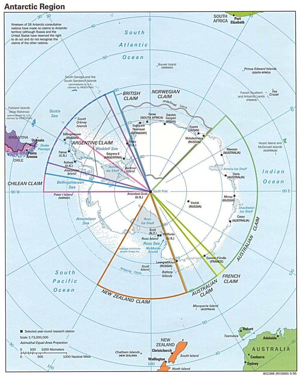 Map of Antarctica Full size - Map Of Antarctica 