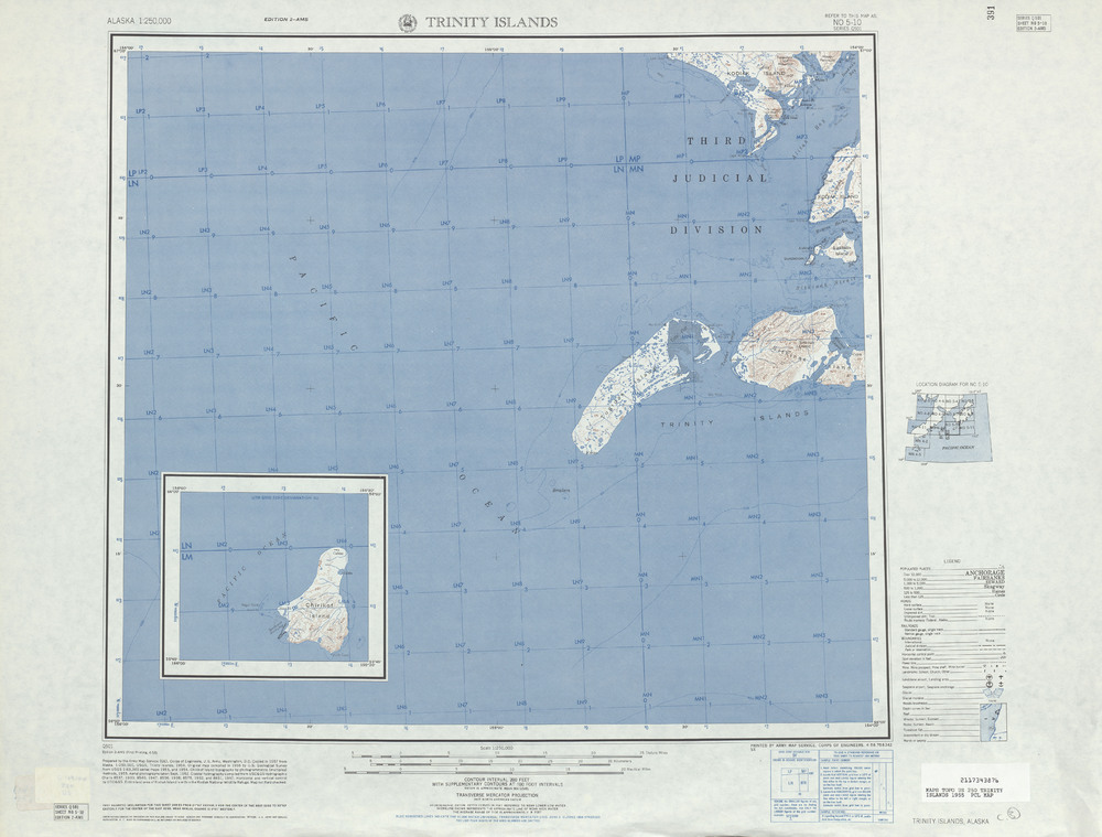 Area around Trinity Islands in the United States - Full size | Gifex