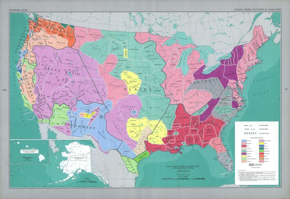 United States Native Tribes, Cultures, and Languages Full size Gifex
