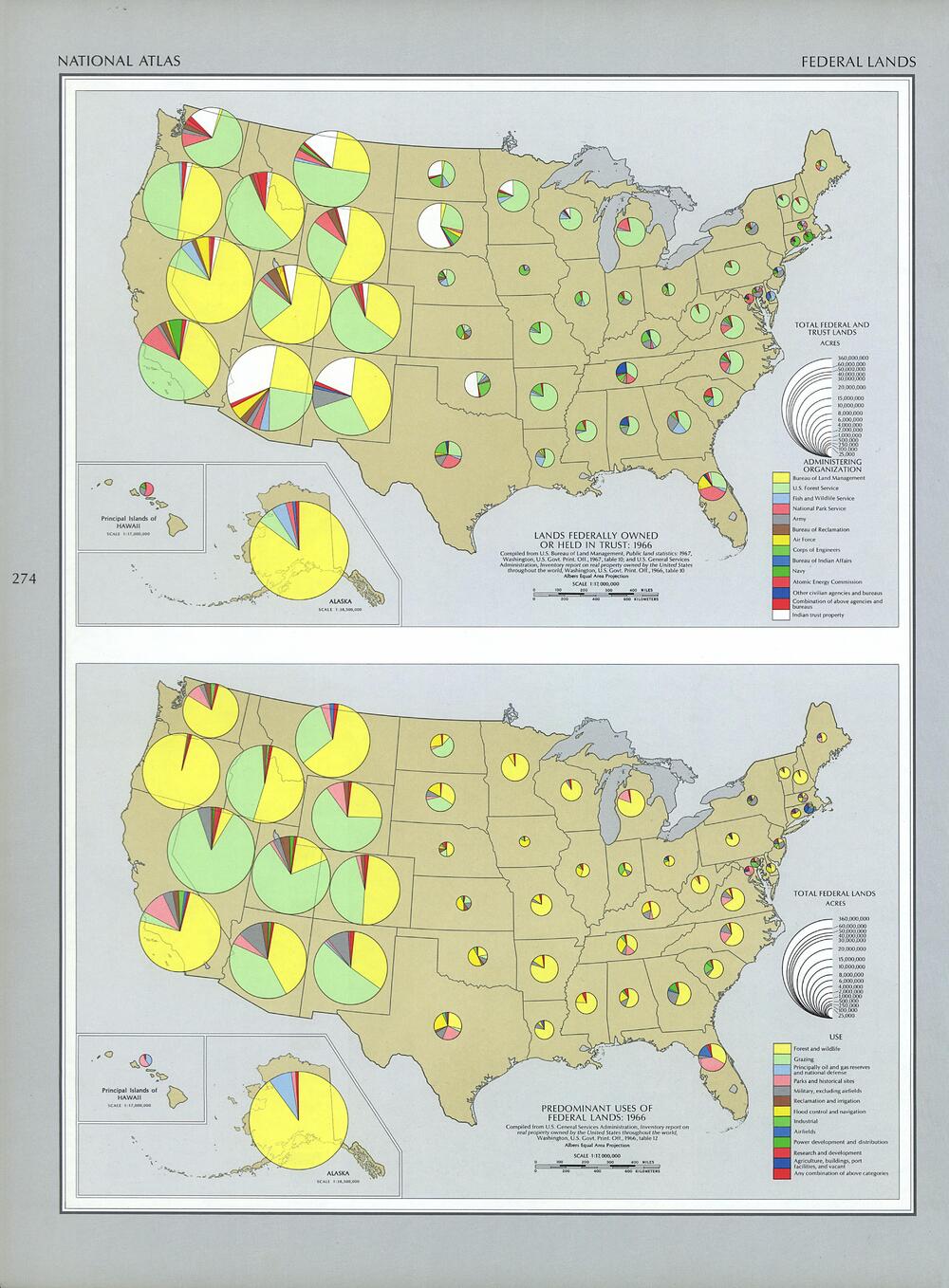 United States Federal Land Map
