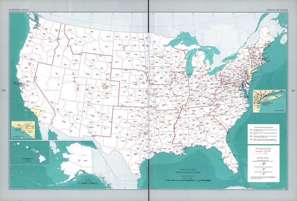 Códigos Postales, Estados Unidos Tamaño completo Gifex
