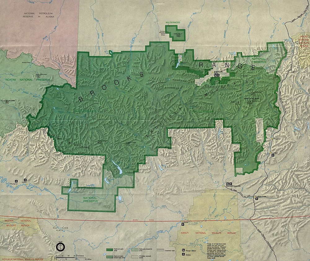 Gates of the Arctic National Park and Preserve in Brooks Range Full