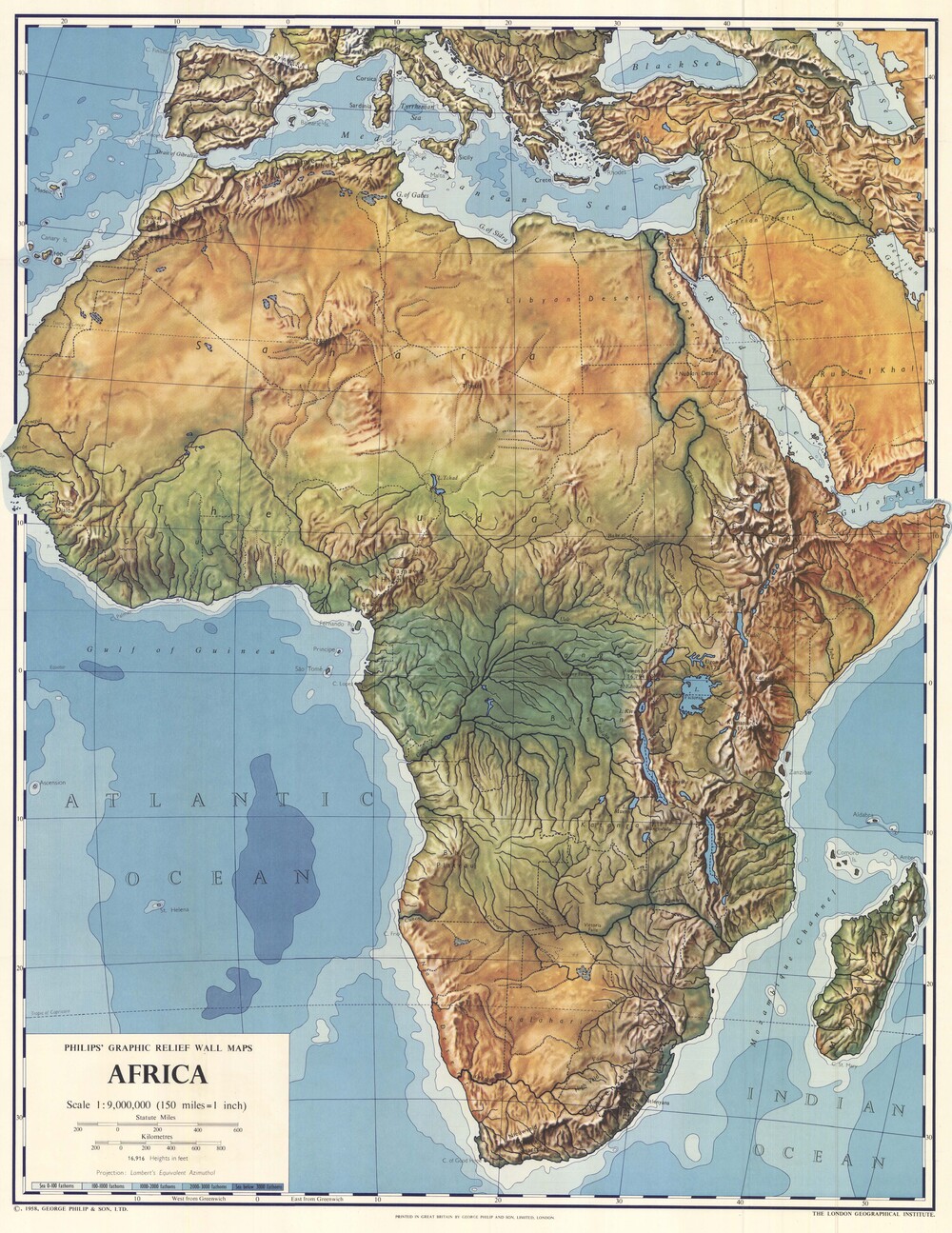 Africa Physical Map Full Size Gifex Africa Physical Map