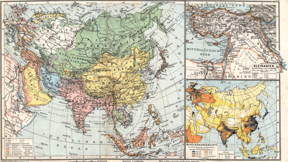 Asia in 1905 - Full size | Gifex