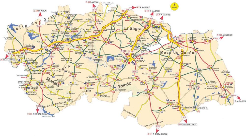 Ir a página de detalle de Mapa de la Provincia de Toledo