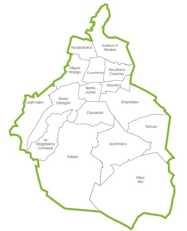 Delegaciones de la Ciudad de México Tamaño completo Gifex