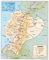 Physical Map Of Ecuador Gifex Ecuador Physical Map 