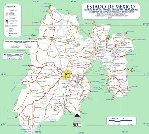 state of mexico road map 1999