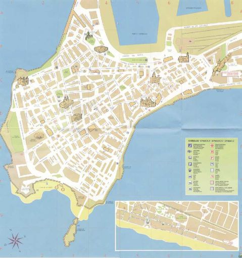 Cádiz - Map of the city of Cadiz | Gifex