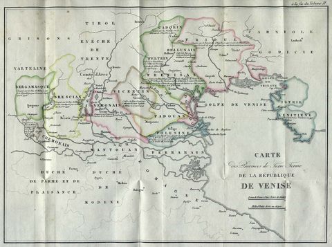 El Domini di Terraferma o Stato da Tera de la República de Venecia Gifex